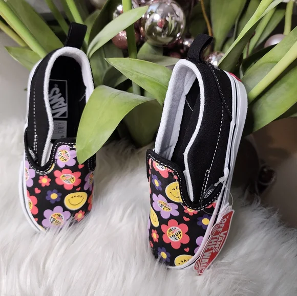 Shoes Happy New Vans Vans Shoes Vans Kids Classic Slipon Radically - Main Image